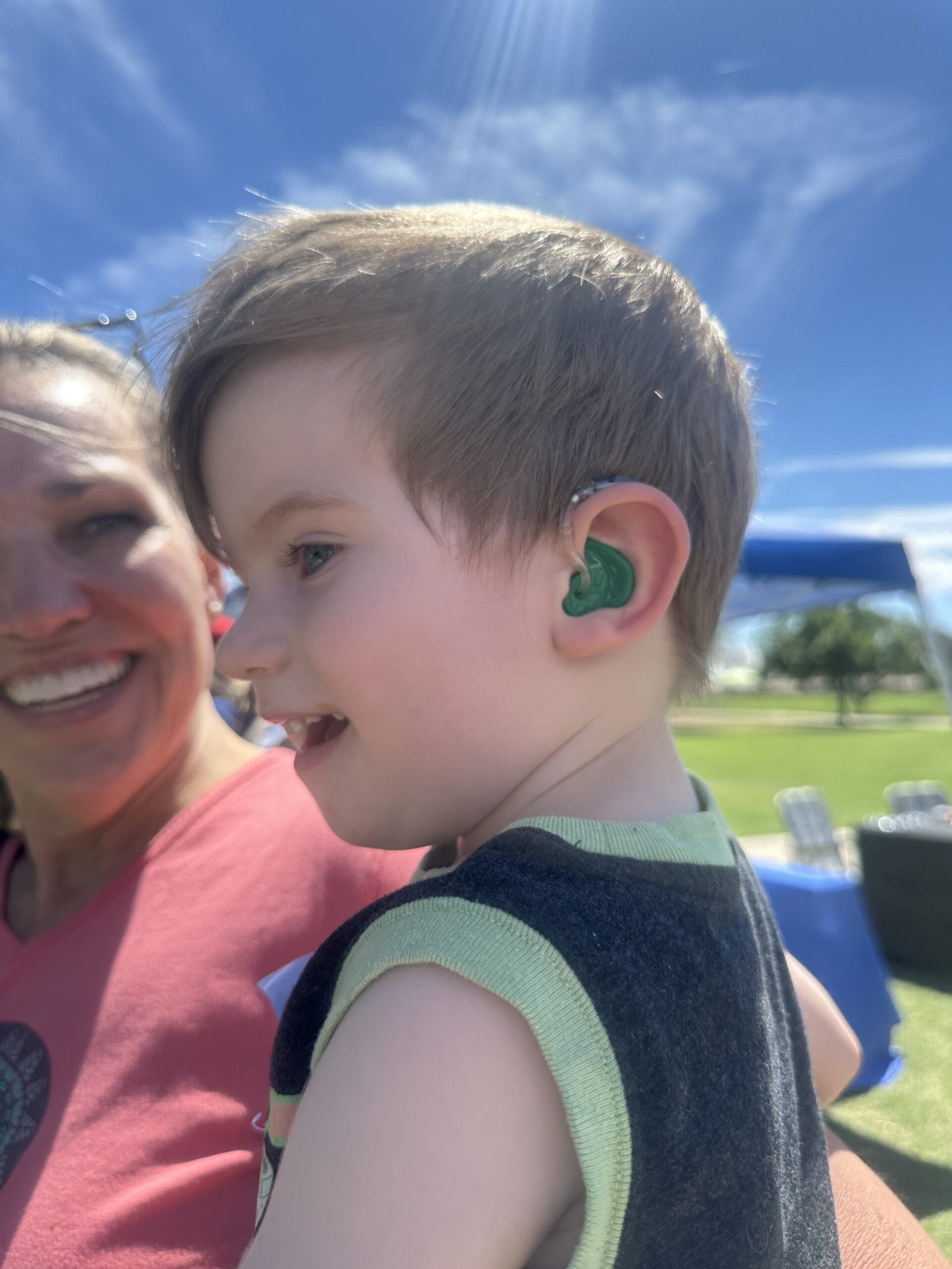 Child smiling